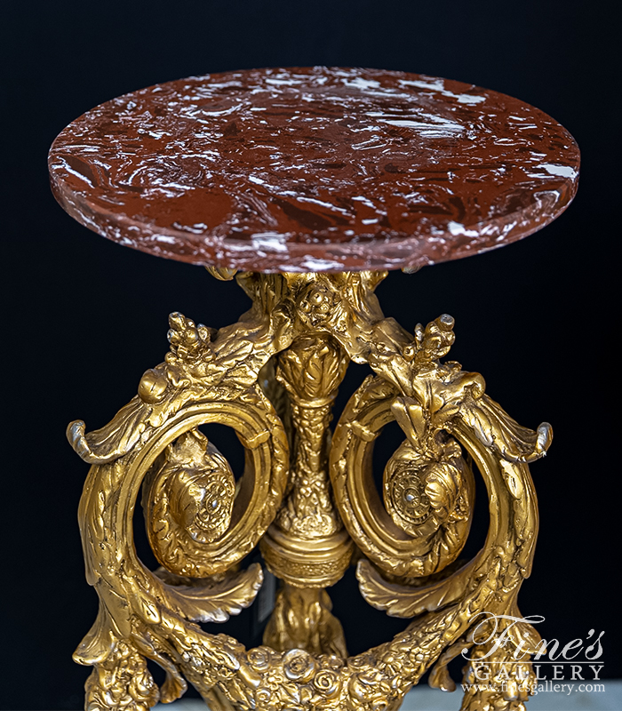 Search Result For Bronze Bases  - Ornate French Bronze Base Pair - BB-125